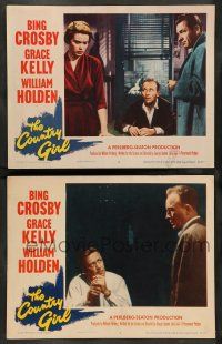 8z910 COUNTRY GIRL 2 LCs '54 Grace Kelly must choose between Bing Crosby & William Holden!