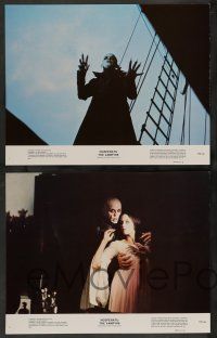 8z354 NOSFERATU THE VAMPYRE 8 color 11x14 stills '79 Klaus Kinski, directed by Werner Herzog!