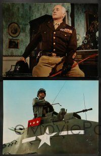 8z006 PATTON 14 color 11x14 stills '70 General George C. Scott, World War II, Franklin J. Schaffner