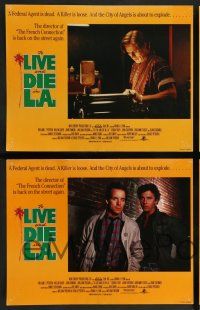 8z524 TO LIVE & DIE IN L.A. 8 English LCs '85 William Friedkin, William Peterson, Willem Dafoe!