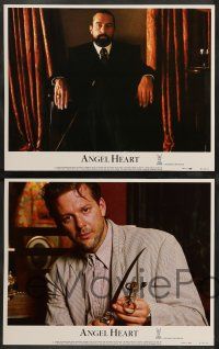 8z063 ANGEL HEART 8 LCs '87 Mickey Rourke, Robert De Niro, Lisa Bonet, directed by Alan Parker!