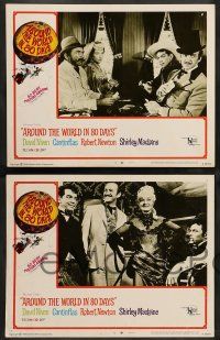 8z068 AROUND THE WORLD IN 80 DAYS 8 LCs R68 David Niven, Shirley MacLaine, Cantinflas, all-stars!