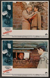 8z643 CATCH 22 6 LCs '70 great images of Alan Arkin, Jon Voight, Anthony Perkins, Orson Welles!