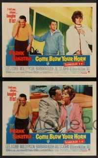 8z647 COME BLOW YOUR HORN 6 LCs '63 Frank Sinatra, Jill St. John, Lee J. Cobb, Neil Simon's play!