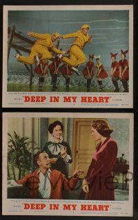8z783 DEEP IN MY HEART 4 LCs '54 Jose Ferrer, Merle Oberon, Gene Kelly & his brother Fred Kelly!