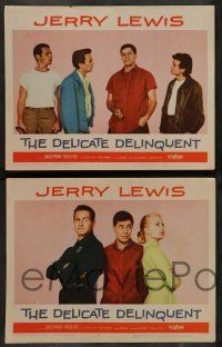 8z150 DELICATE DELINQUENT 8 LCs '57 wacky teen Jerry Lewis, Darren McGavin, pretty Martha Hyer!