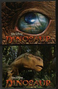 8z031 DINOSAUR 9 LCs '00 Walt Disney, great images of prehistoric world!