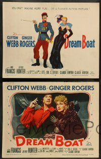 8z164 DREAM BOAT 8 LCs '52 Ginger Rogers was professor Clifton Webb's co-star, Anne Francis!
