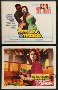 8z176 EXPERIMENT IN TERROR 8 LCs '62 Glenn Ford, Lee Remick, more tension than the heart can bear!
