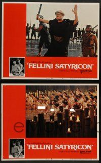8z184 FELLINI SATYRICON 8 LCs '70 Federico's Italian cult classic, Rome before Christ, wild images!