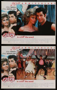 8z207 GREASE 8 LCs R98 John Travolta & Olivia Newton-John in a most classic musical!