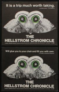 8z798 HELLSTROM CHRONICLE 4 LCs '71 cool huge moth close up image, only THEY will survive!