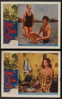 8z670 KING OF THE CORAL SEA 6 LCs '56 Rod Taylor, Chips Rafferty & Ilma Adey in Australia!