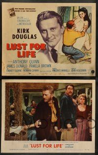 8z299 LUST FOR LIFE 8 LCs '56 Kirk Douglas as artist Vincent Van Gogh, Anthony Quinn as Gauguin!