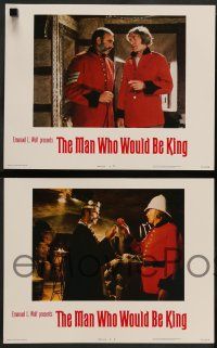 8z309 MAN WHO WOULD BE KING 8 LCs '75 British soldiers Sean Connery & Michael Caine!
