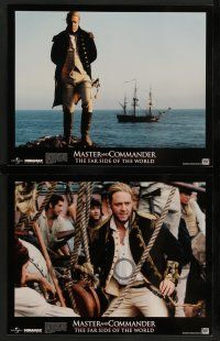 8z024 MASTER & COMMANDER 10 LCs '03 Russell Crowe, Paul Bettany, Peter Weir, Far Side of the World!