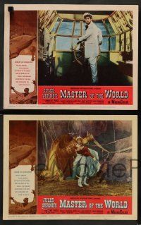 8z314 MASTER OF THE WORLD 8 LCs '61 Jules Verne, Vincent Price, Charles Bronson, great images!