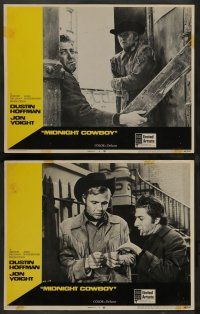 8z318 MIDNIGHT COWBOY 8 LCs '69 Dustin Hoffman, Jon Voight, Vaccaro, John Schlesinger classic!