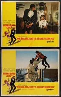 8z861 ON HER MAJESTY'S SECRET SERVICE 3 LCs '69 George Lazenby's only appearance as James Bond!