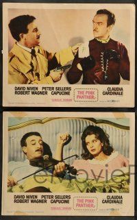 8z383 PINK PANTHER 8 LCs '64 images of Peter Sellers, David Niven, Robert Wagner, Capucine!