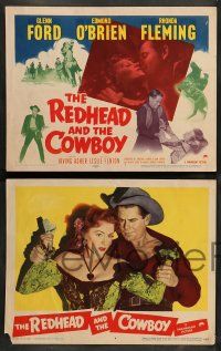 8z407 REDHEAD & THE COWBOY 8 LCs '51 Glenn Ford & sexy Rhonda Fleming, with Edmond O'Brien!
