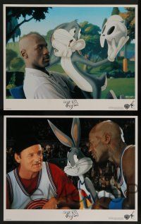 8z467 SPACE JAM 8 LCs '96 wacky images of Michael Jordan, Bill Murray & Bugs Bunny, Porky Pig!
