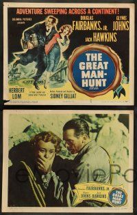 8z474 STATE SECRET 8 LCs '50 Douglas Fairbanks Jr. & Glynis Johns in The Great Man-Hunt!