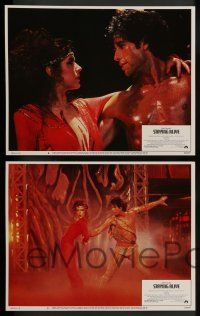 8z476 STAYING ALIVE 8 LCs '83 Stallone directed, John Travolta in Saturday Night Fever sequel!