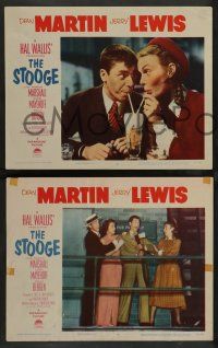 8z870 STOOGE 3 LCs '52 wacky images of Marion Marshall & Jerry Lewis!