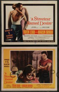 8z482 STREETCAR NAMED DESIRE 8 LCs R58 Marlon Brando, Leigh, Hunter, Elia Kazan classic!