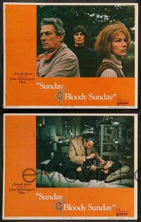 8z485 SUNDAY BLOODY SUNDAY 8 LCs '71 directed by John Schlesinger, Glenda Jackson, Peter Finch!