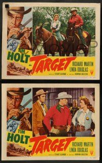 8z871 TARGET 3 LCs '52 cool images of Linda Douglas, Tim Holt , cowboy western!