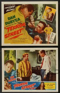 8z500 TERROR STREET 8 LCs '53 Dan Duryea crime thriller, exploding with excitement and violence!