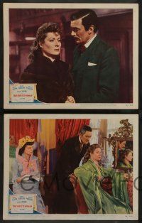 8z692 THAT FORSYTE WOMAN 6 LCs '49 Errol Flynn, Greer Garson & Walter Pidgeon in love triangle!