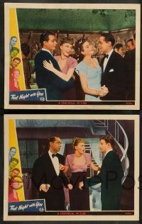 8z693 THAT NIGHT WITH YOU 6 LCs '45 Franchot Tone, Susanna Foster, David Bruce, Louise Allbritton!