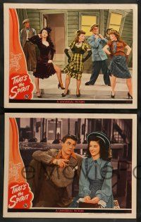 8z753 THAT'S THE SPIRIT 5 LCs '45 great images of Peggy Ryan, wacky Jack Oakie, June Vincent!