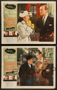 8z529 TONIGHT'S THE NIGHT 8 LCs '54 David Niven and sexy Yvonne De Carlo, Barry Fitzgerald!