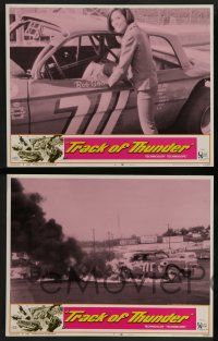 8z534 TRACK OF THUNDER 8 LCs '67 Joseph Kane directed, cool images of early NASCAR stock car racing