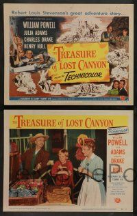 8z537 TREASURE OF LOST CANYON 8 LCs '52 William Powell in Robert Louis Stevenson western adventure!