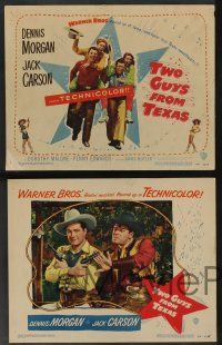 8z540 TWO GUYS FROM TEXAS 8 LCs '48 Dennis Morgan, Jack Carson, Dorothy Malone, Penny Edwards!
