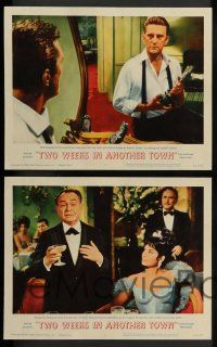 8z542 TWO WEEKS IN ANOTHER TOWN 8 LCs '62 Kirk Douglas & sexy Cyd Charisse, Edward G. Robinson!