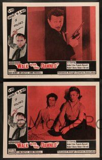 8z554 WALK WITH THE DAMNED 8 LCs '62 directed by James H. Russell, caught in a web of violence!