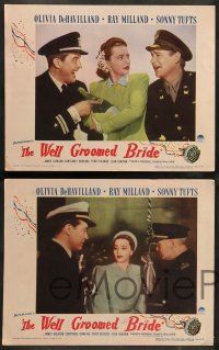 8z562 WELL GROOMED BRIDE 8 LCs '46 Olivia de Havilland, Ray Milland, James Gleason!
