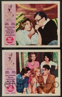 8z564 WHAT'S NEW PUSSYCAT 8 LCs '65 Woody Allen, Peter O'Toole, Peter Sellers, Capucine, Andress!