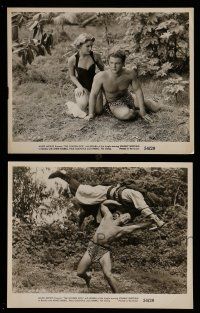 9a983 GOLDEN IDOL 2 8x10 stills '54 images of Johnny Sheffield as Bomba of the Jungle!
