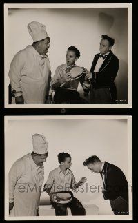 9a989 NOTHING BUT TROUBLE 2 8x10 stills '45 Stan Laurel & Oliver Hardy, David Leland, by C.S. Bull