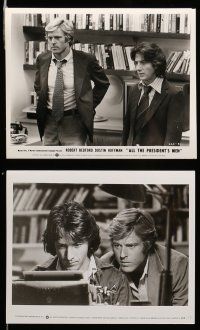 9a425 ALL THE PRESIDENT'S MEN 10 8x10 stills '76 Hoffman & Redford as Woodward & Bernstein!