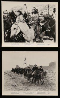 9a365 BATTLE AT APACHE PASS 12 8x10 stills '52 John Lund, Jeff Chandler, Geronimo & Cochise!