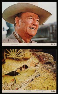 9a032 BIG JAKE 8 8x10 mini LCs '71 great images of cowboys John Wayne & Richard Boone, western!