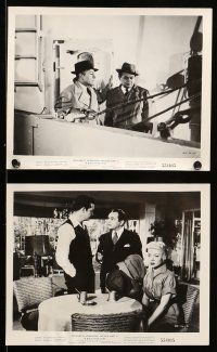 9a652 BULLET FOR JOEY 6 8x10 stills '55 George Raft, Edward G. Robinson, Audrey Totter, film noir!